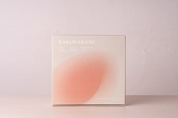 SAKURABARE 化粧水、クリーム、泡洗顔　３本セット